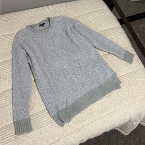 Staccato Light Gray Bouclé Crewneck Sweater